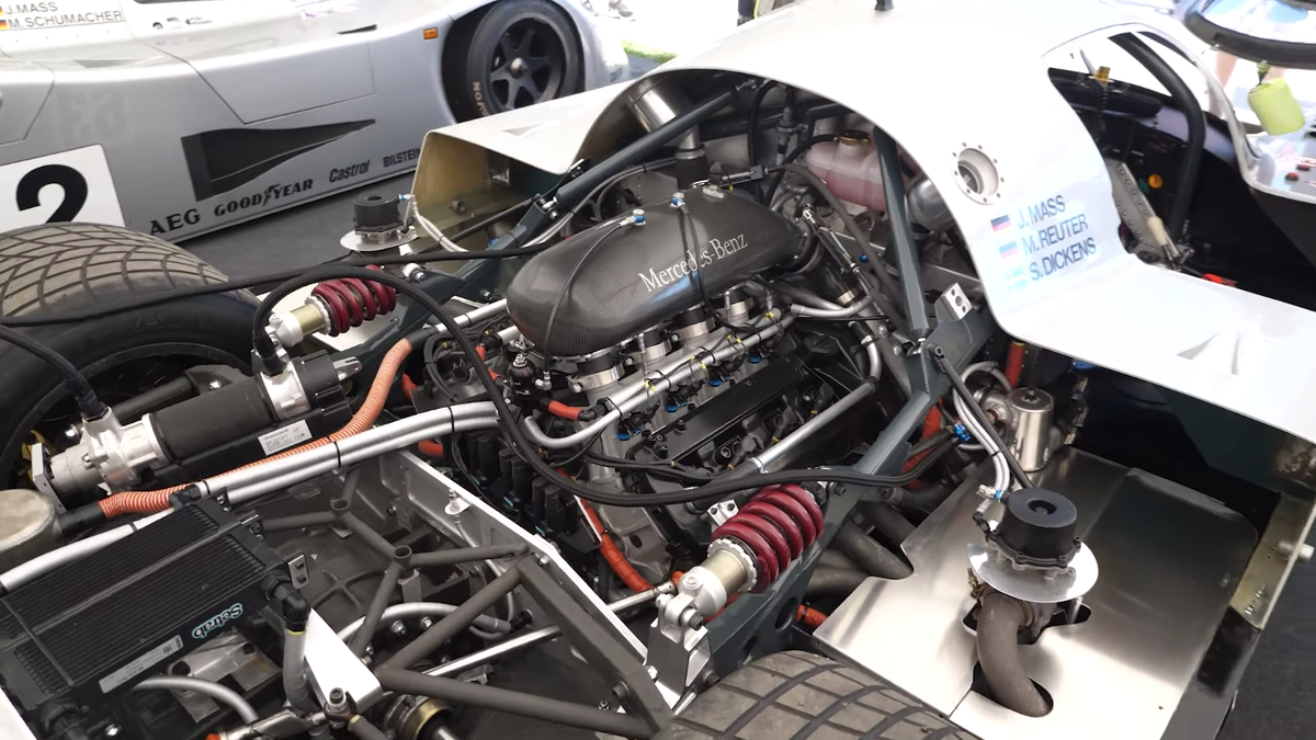 Here's All The Modern Tech Hiding In A 800 HP 1989 Sauber-Mercedes Le