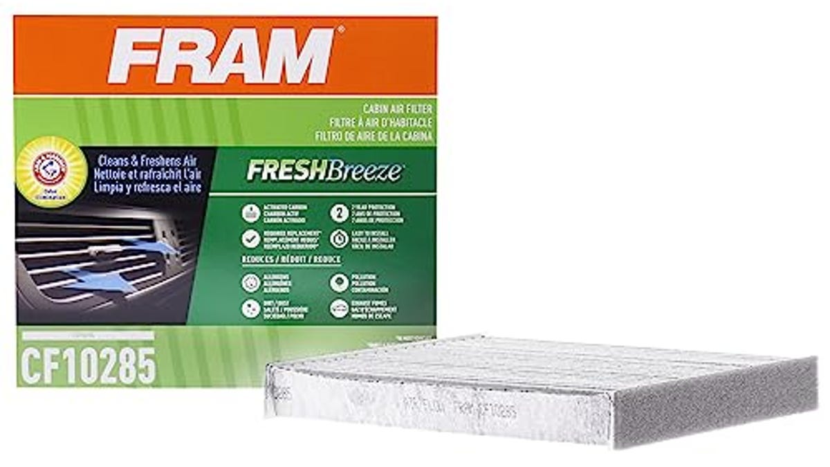 Fram Fresh Breeze Cabin Air Filter Replacement For Car Passenger 