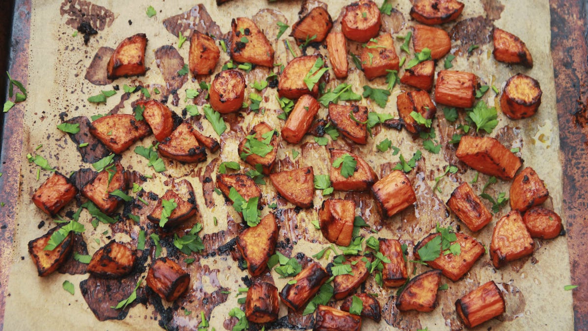 Sweet And Tangy Potato Shreds · Extract from Rick Stein's India by