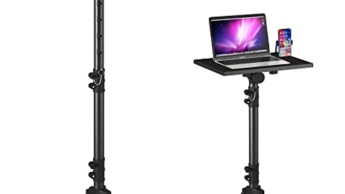 DECOSIS Projector Stand Tripod From 23.5″ to 46.5″, Now 17% Off