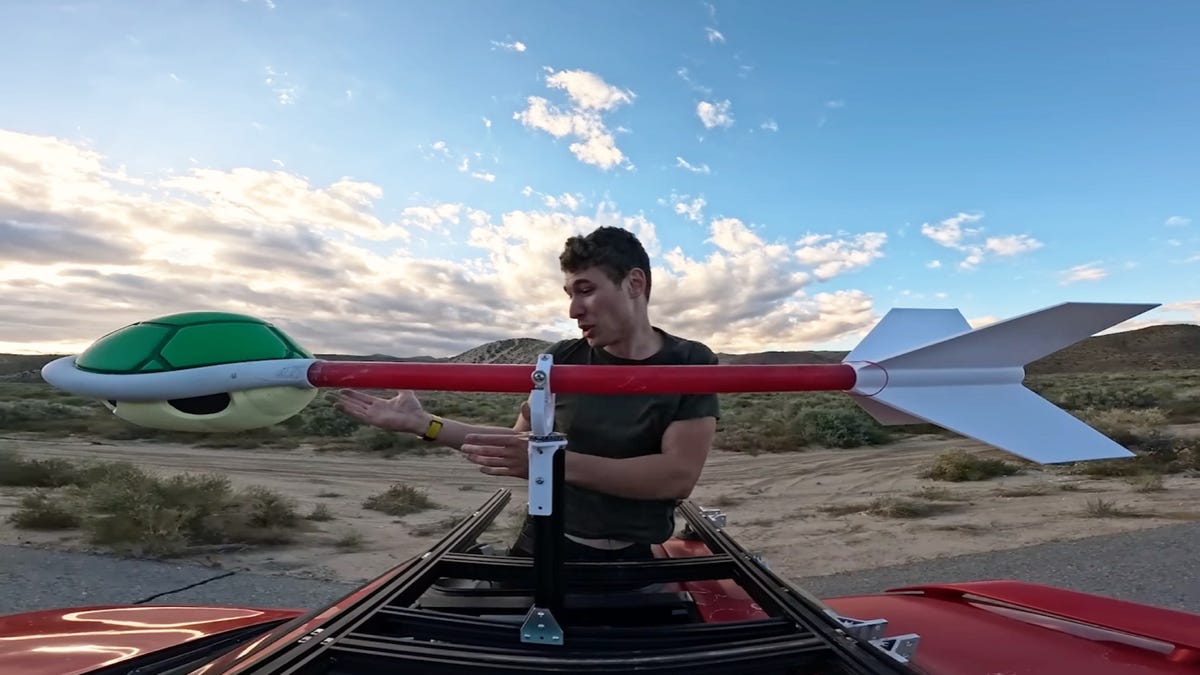 watch-these-youtubers-destroy-a-car-with-mario-kart-shells-irl
