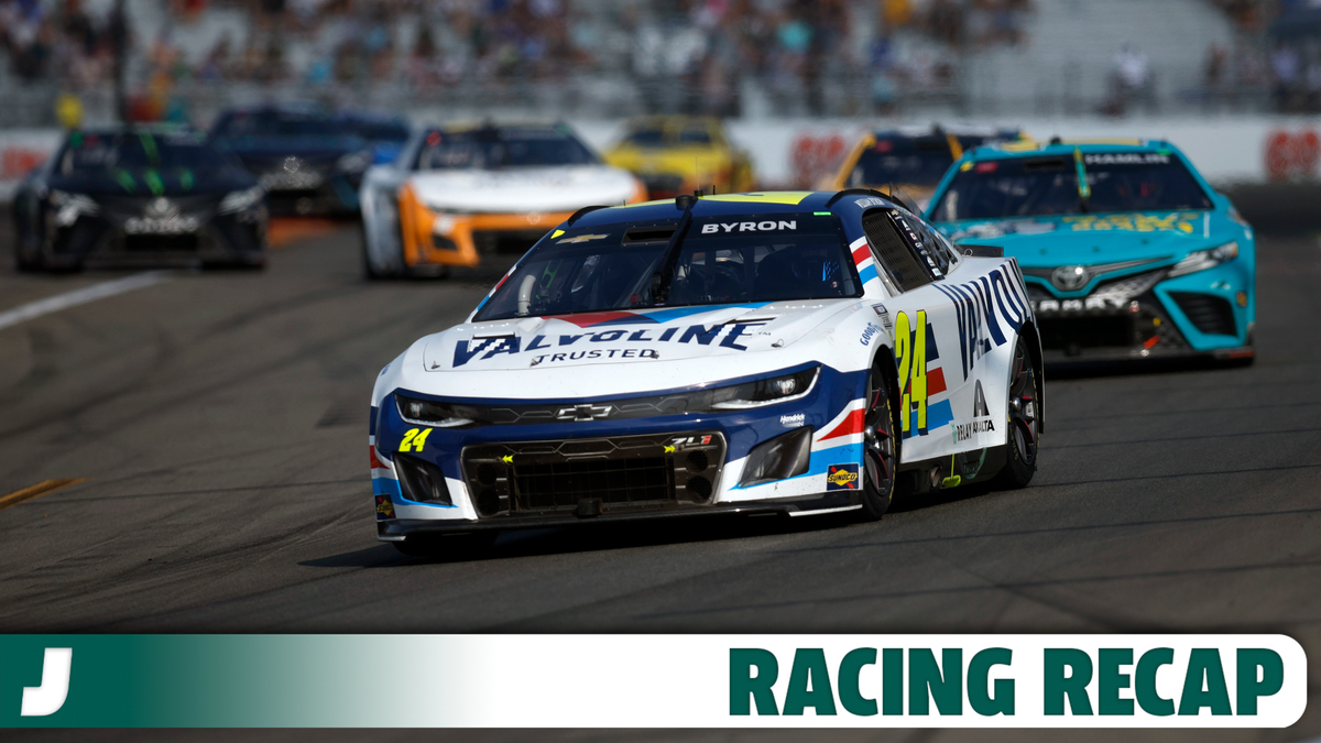 NASCAR's Byron Wins At Watkins Glen, Elliott Runs Out Of Fuel