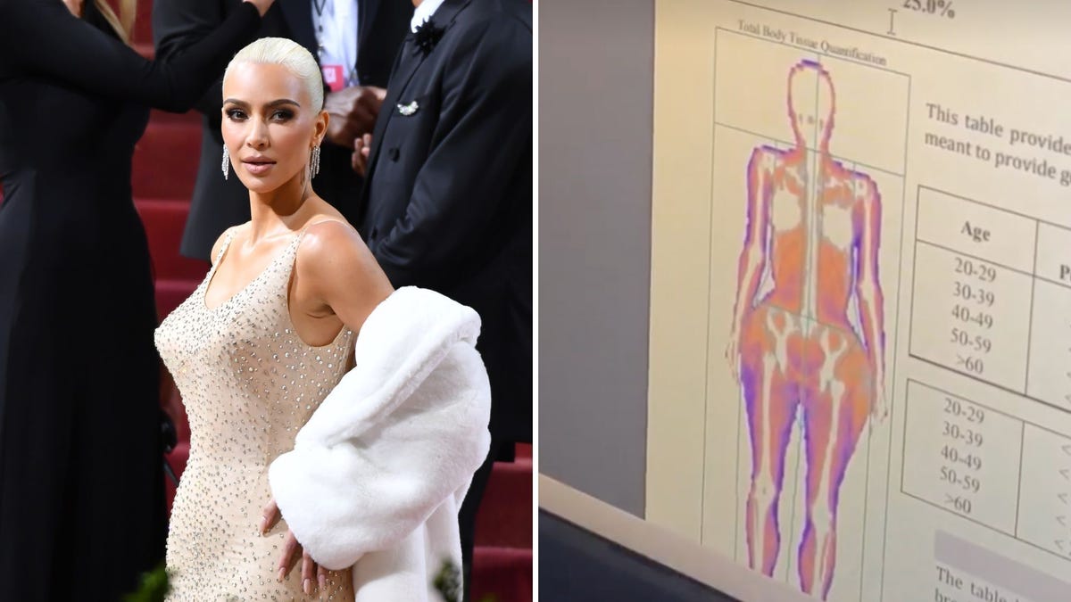 Kim Kardashian Gets a Full Body Scan and Shares Her Bone Density