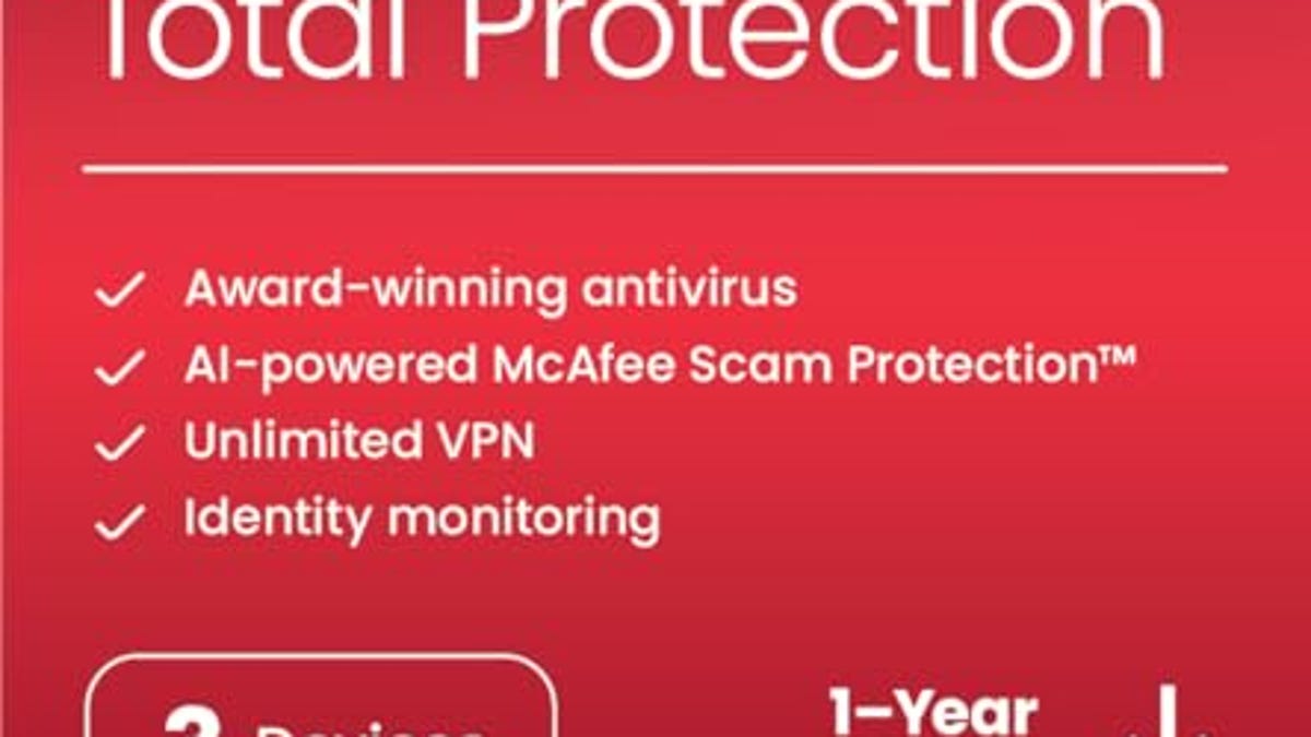 McAfee Total Protection 2024 Ready | 3 Devices | 15 Month Subscription ...