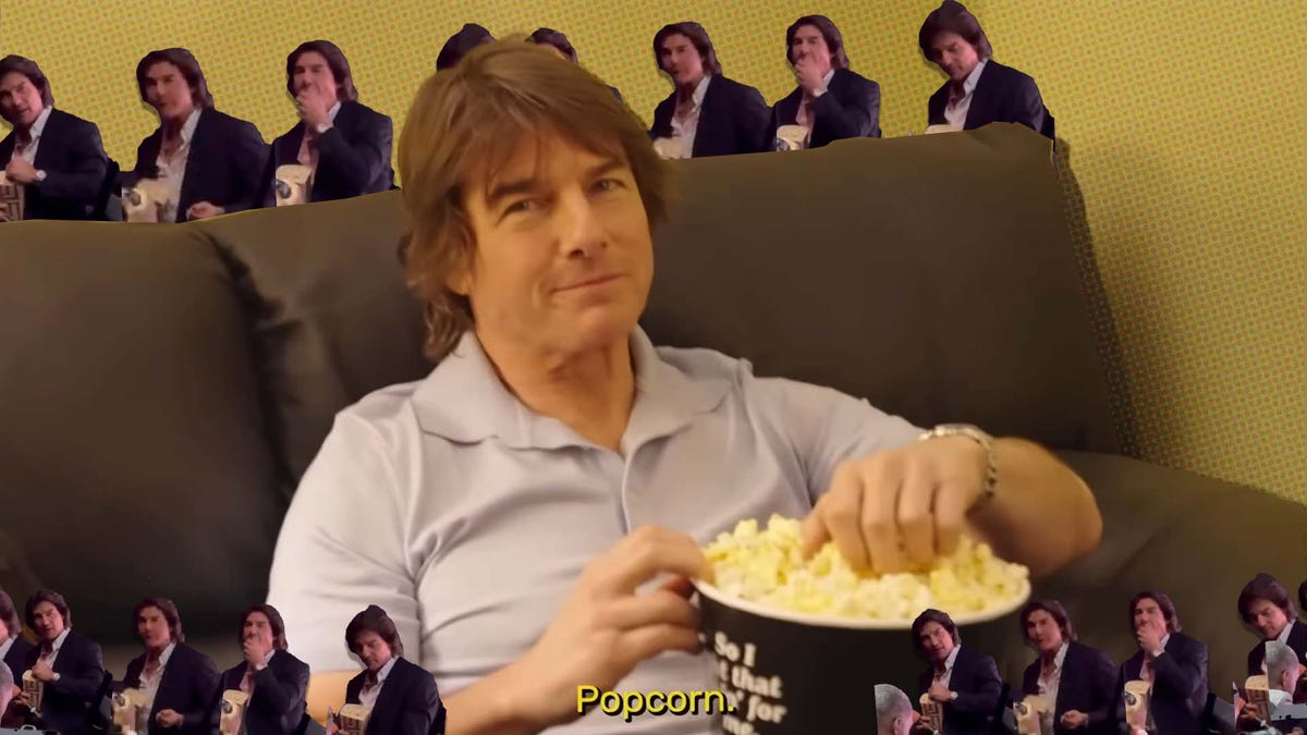 Tom Cruise Is A Movie Theater Popcorn Sicko