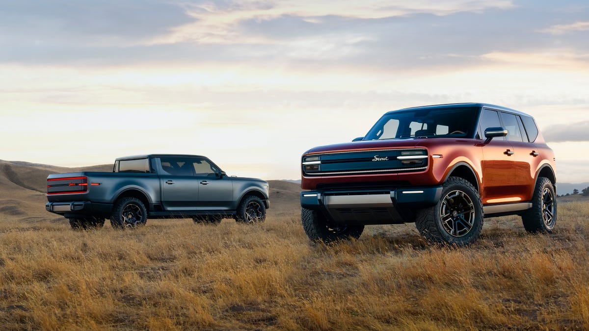 2028 Scout Terra Pickup And Traveler SUV Revealed As Retro EVs With Optional Gas Range Extenders For Under ,000