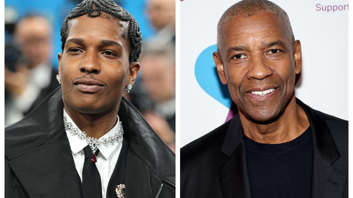 You'll Never Guess Which Rap Songs Made it to Denzel Washington's Playlist, According to A$AP Rocky