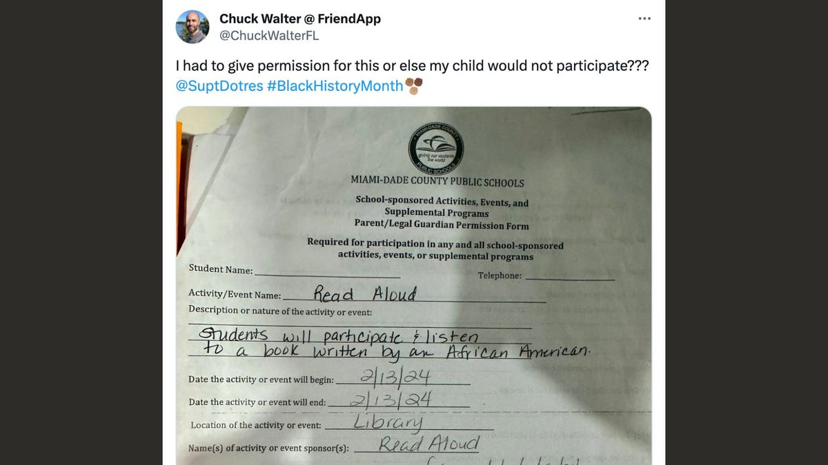 In Florida, Children Now Need Permission Slips to Hear Black People Talk? Parent Is Outraged