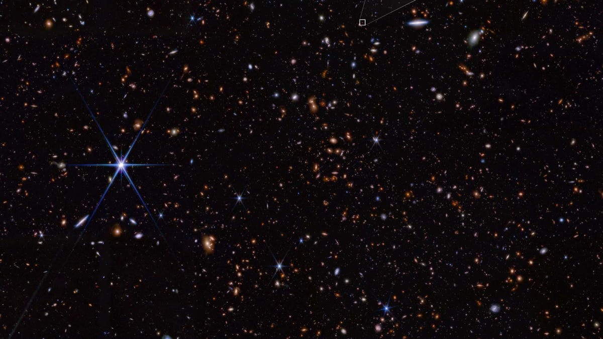 Webb detecta la galaxia más distante jamás vista y es extrañamente brillante