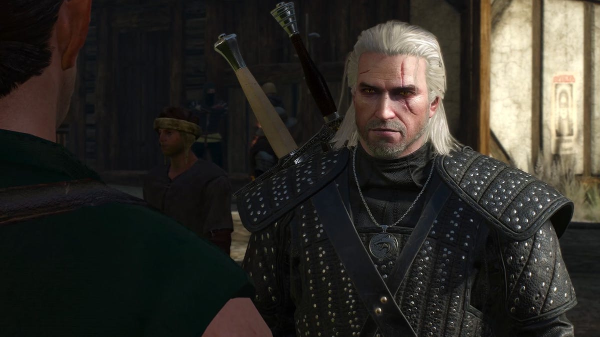 Is Geralt looking at him, or looking at you? : r/Witcher3