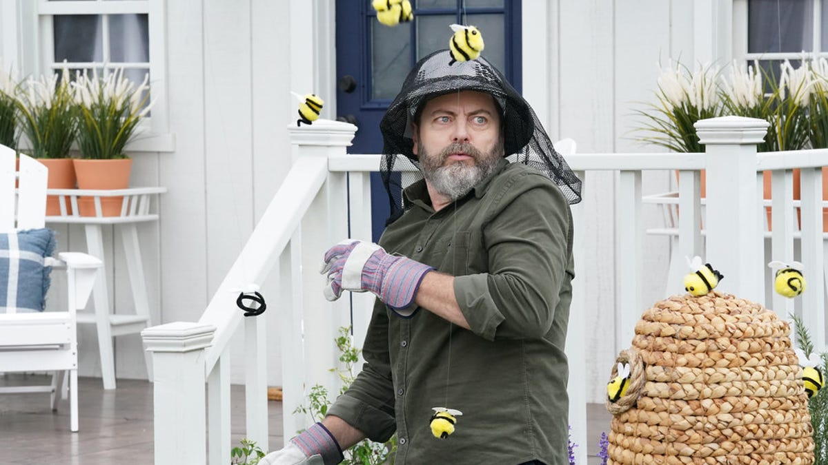 Nick Offerman is just trying to make television a nicer place