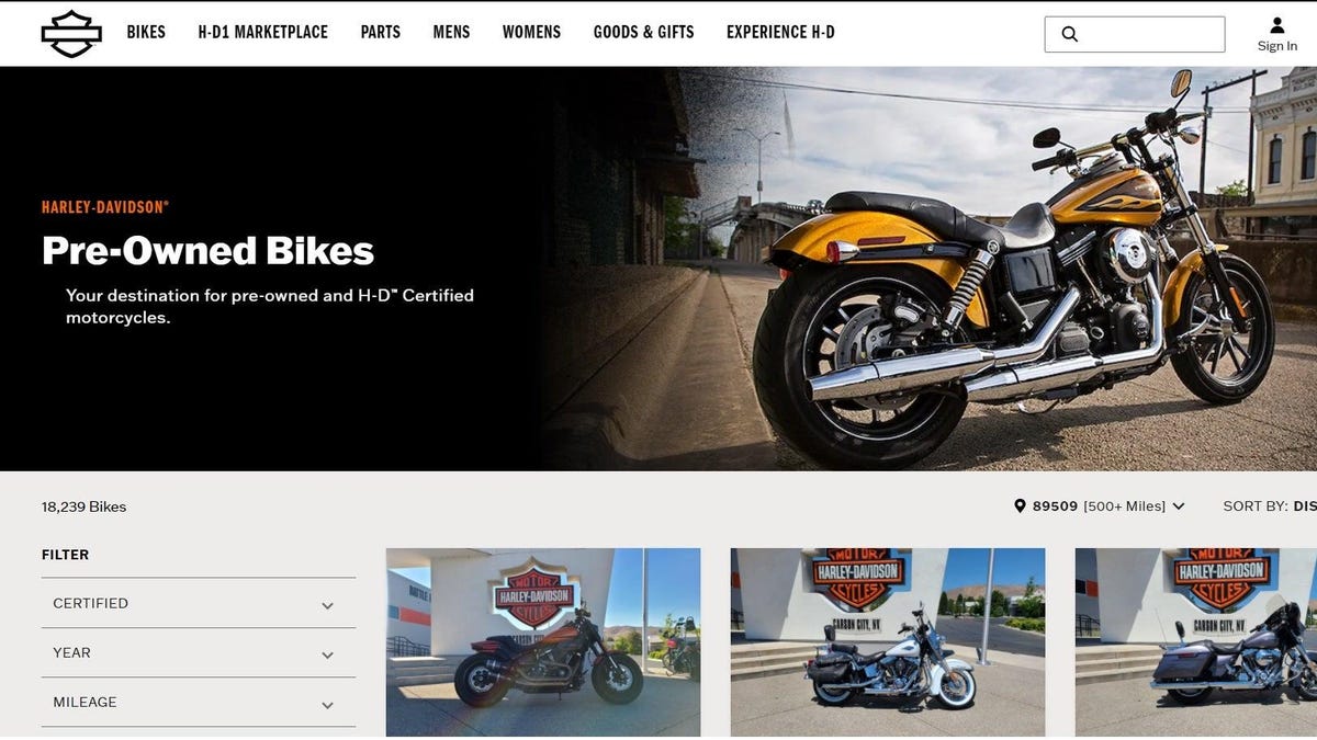 Used harley davidson for 2024 sale near me craigslist