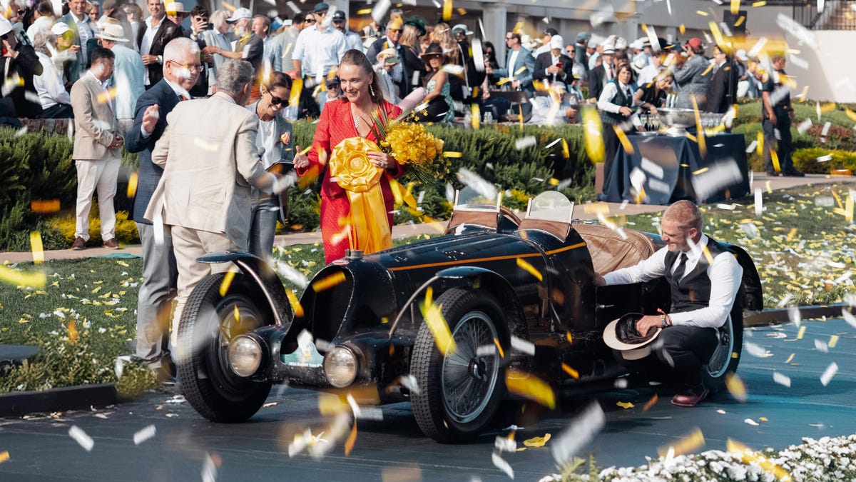 The 1934 Bugatti Type 59 Sports is the first unrestored car to win the Best of Show award at Pebble Beach