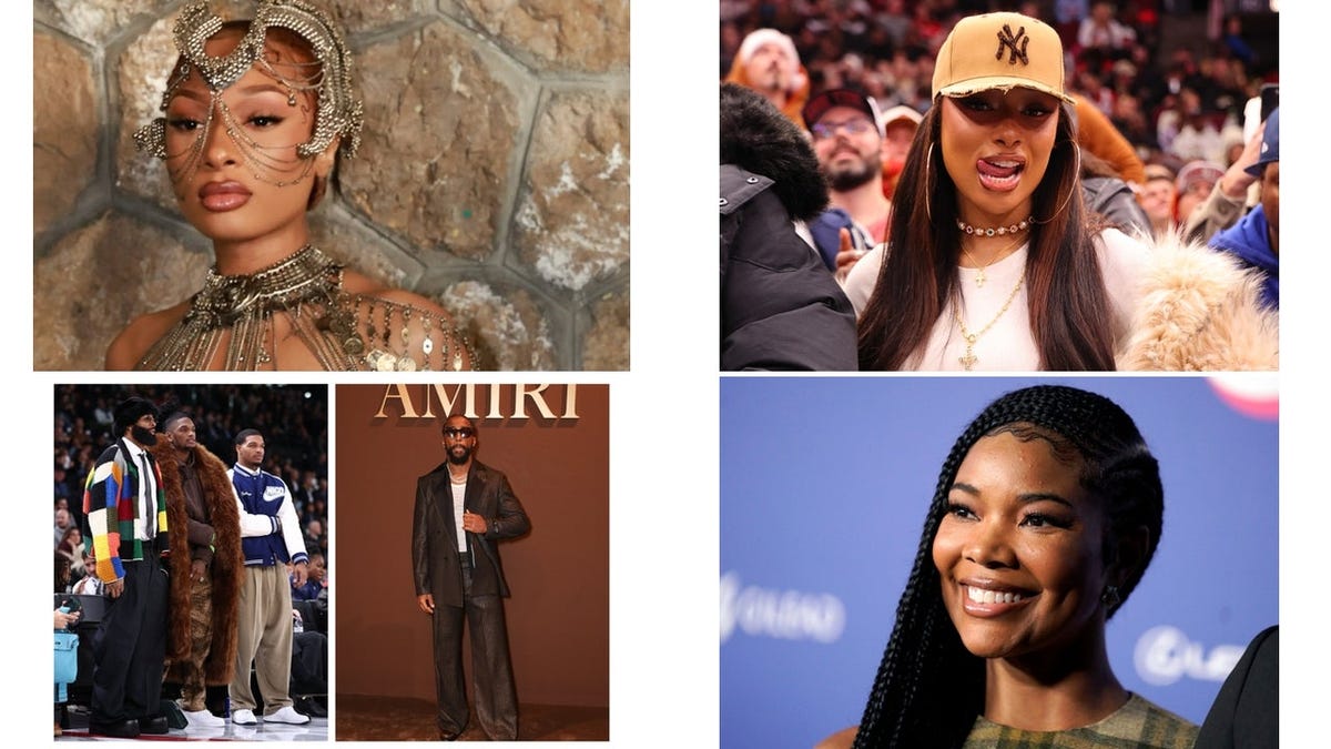 Black Men Who Showed Up and Showed Out in Paris During Fashion Week; Megan Thee Stallion Turns Heads in Sexy Metallic Look and a New Nail Trend People Can't Stop Talking About; Gabrielle Union Rocks a #MeganTheeStallion