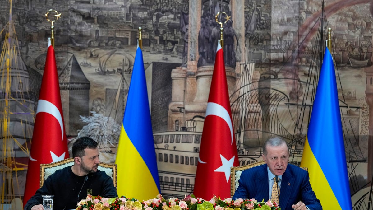 Turkey’s Erdogan offers to host a peace summit with Russia during a visit from Ukraine’s Zelenskyy