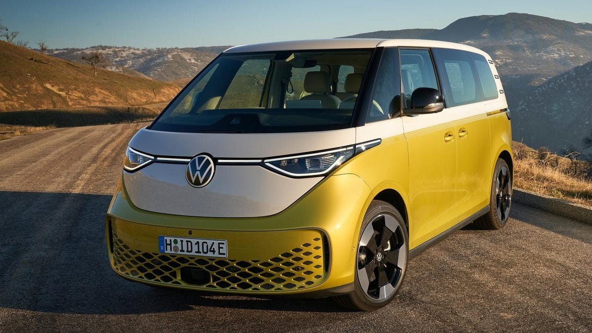 VW unveils the larger ID.Buzz electric van headed to North America