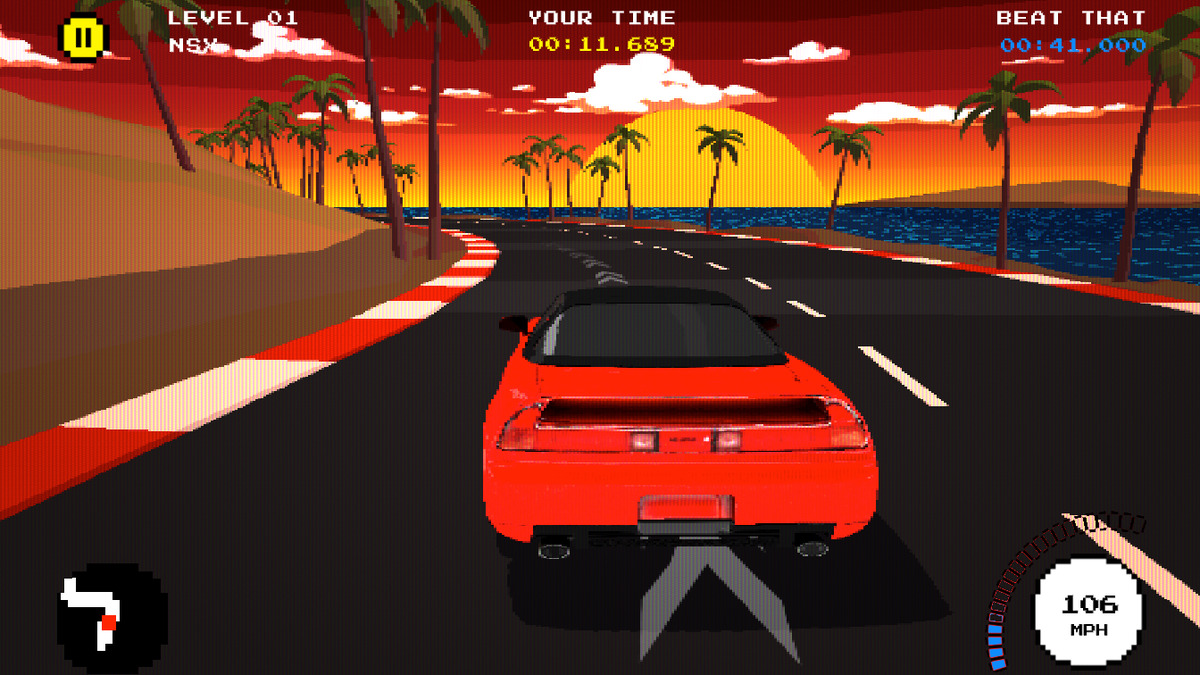 Acura Video Game - New Acura Driving Game: Beat That