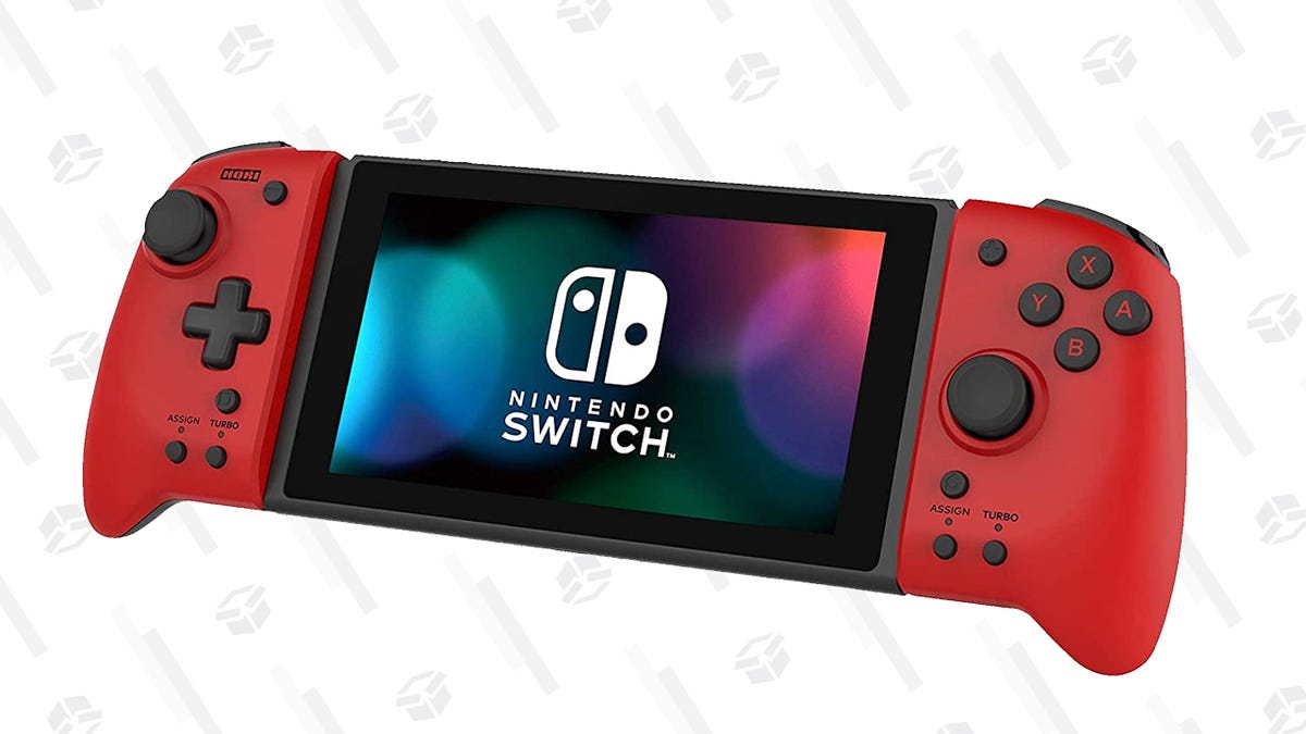 Get a Grip: Enjoy a More Ergonomic Nintendo Switch Handheld Experience With  the Hori Split Pad Pro for $43