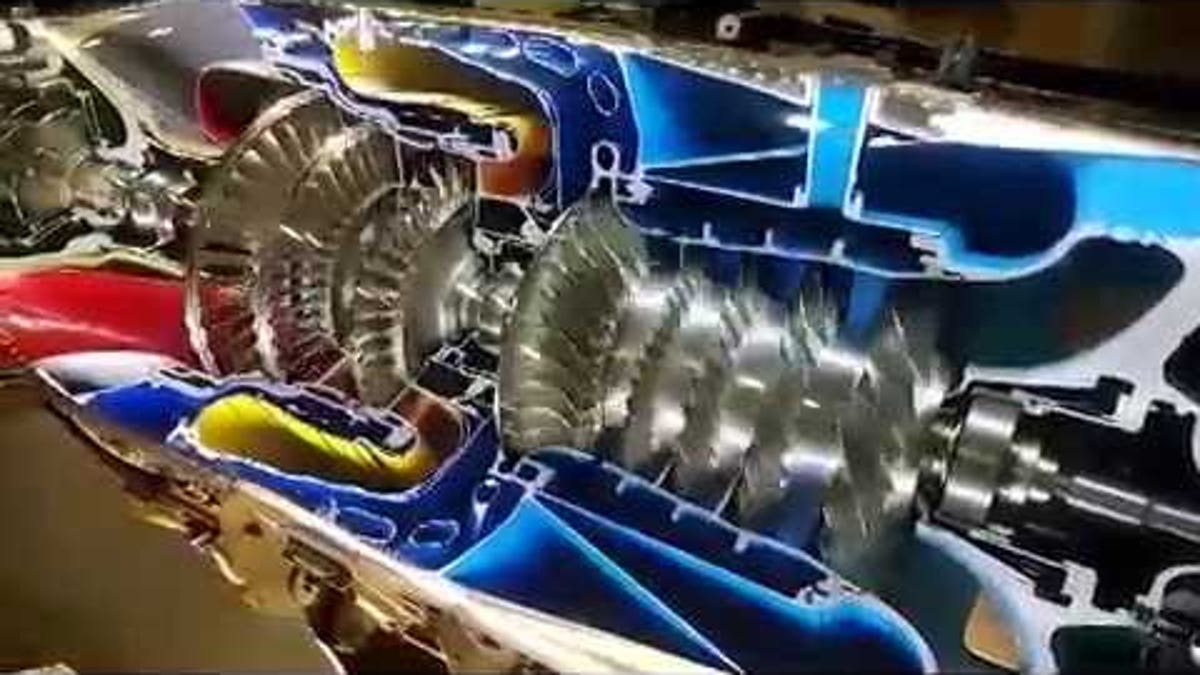 This Full Motion Cutaway Of A PT6 Turboprop Engine Is A Glorious Work ...