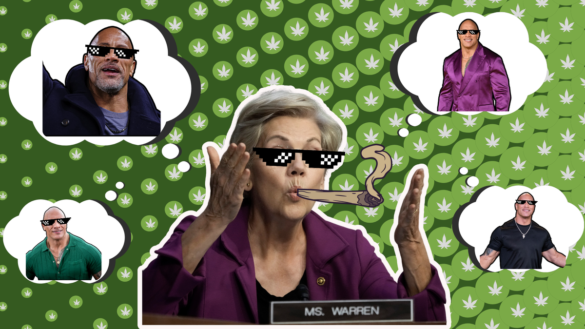 Elizabeth Warren Reveals ‘Dream Blunt Rotation’ as Crypto Fanatic Launches Bid Against Her