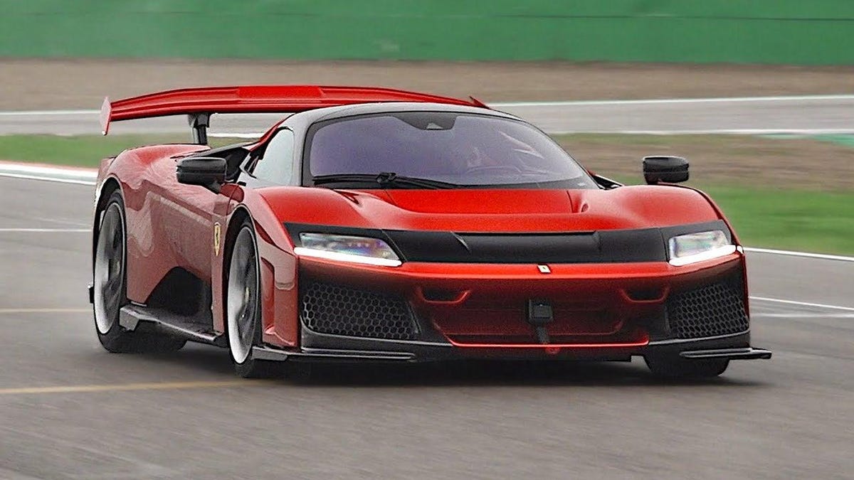 The V6-Powered Hybrid Ferrari F80 Sounds Like Ass