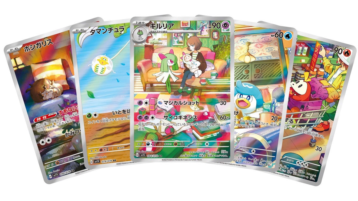 Pokemon Tcg: Booster Violet Ex Original Japão - 5 Cartas