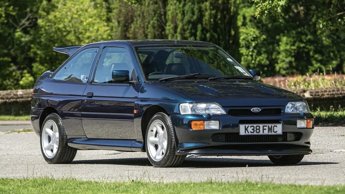 Jeremy Clarkson’s Ford Escort RS Cosworth Is Headed To Auction