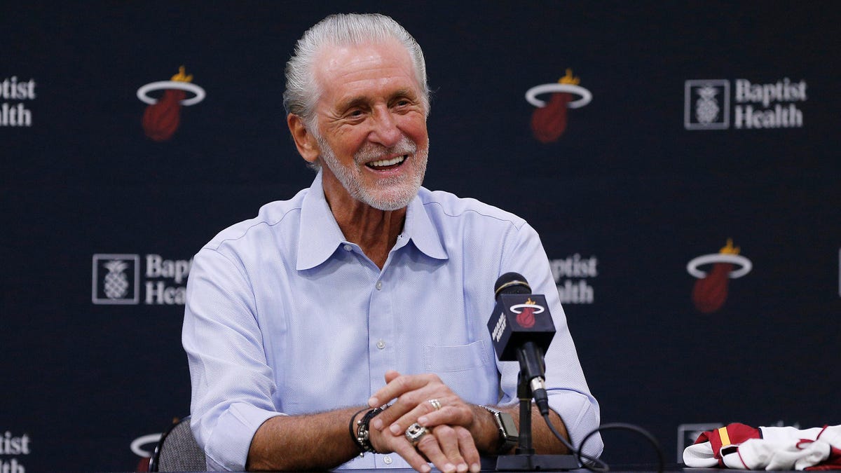 Pat Riley believes Chris Bosh's time with Heat is over