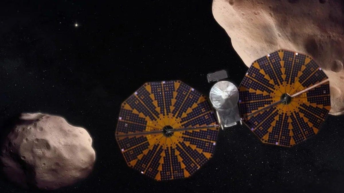 Los asteroides troyanos se acercan cuando la nave espacial Lucy de la NASA enciende el motor por primera vez