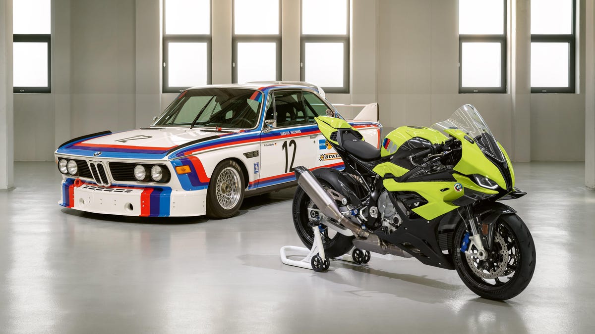 BMW M's First-Ever Motorcycle Gets 50th Anniversary Pack, CarBuzz