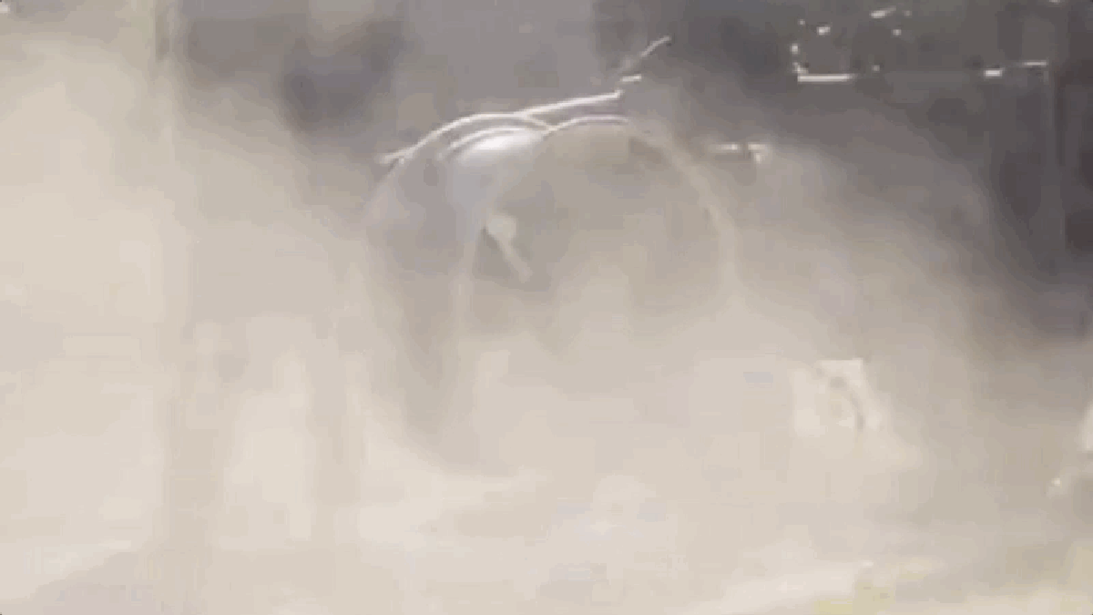 Watch A Tire Blow By The Sound Barrier At 827 MPH Then Explode