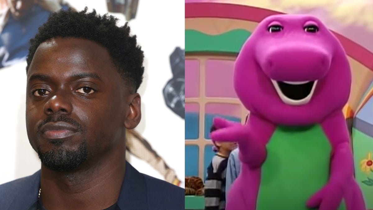 Daniel Kaluuya vai produzir e estrelar filme surrealista de 'Barney: O Dinossauro  Roxo' - Mundo Negro