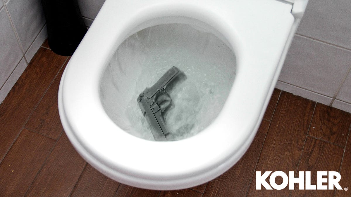 Kohler Unveils Powerful New Toilet Capable Of Flushing Handgun