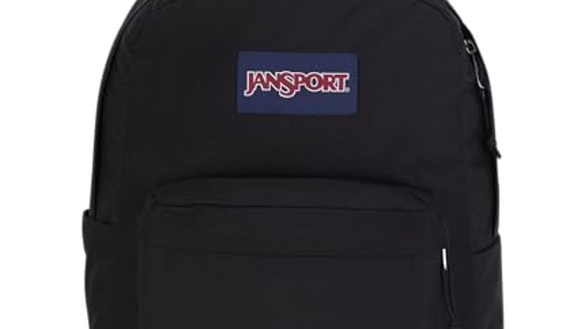 Classic black jansport backpack online