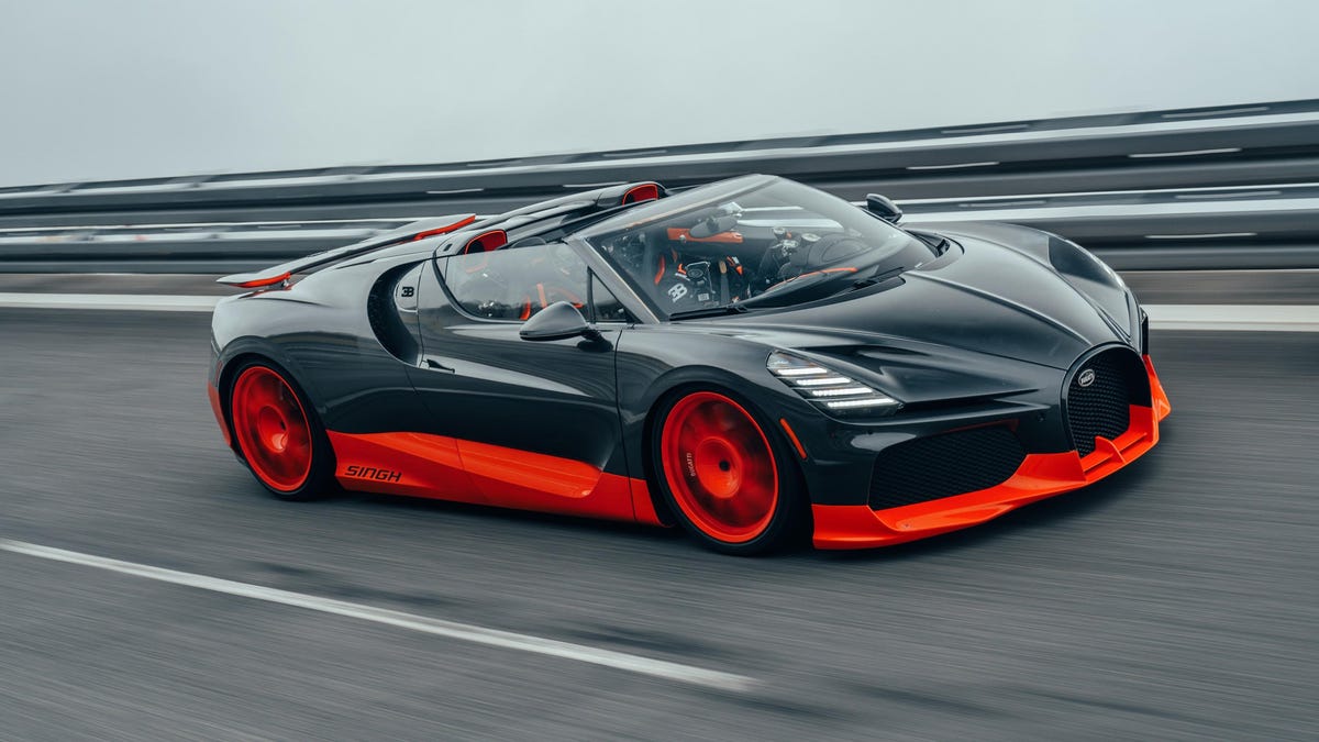 Bugatti W16 Mistral Goes 21 MPH Faster Than Expected To Set New 282-MPH Roofless Top Speed Record