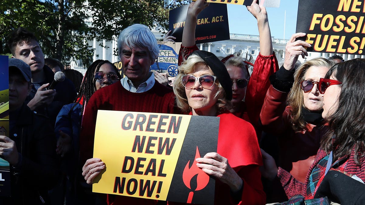 Jane Fonda again arrested at climate change protest, this time with ...