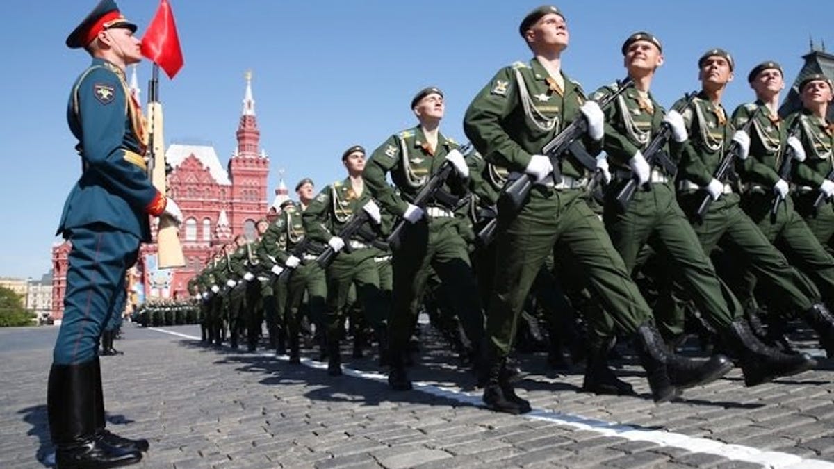 Huge Military Display In Moscow For The 70th Anniversary Of Victory Day