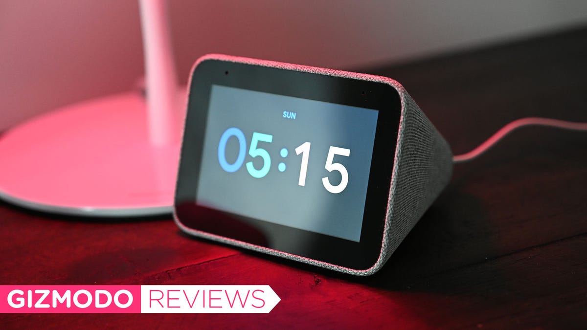 Lenovo's Smart Clock Makes Snoozing Alarms Fun Again