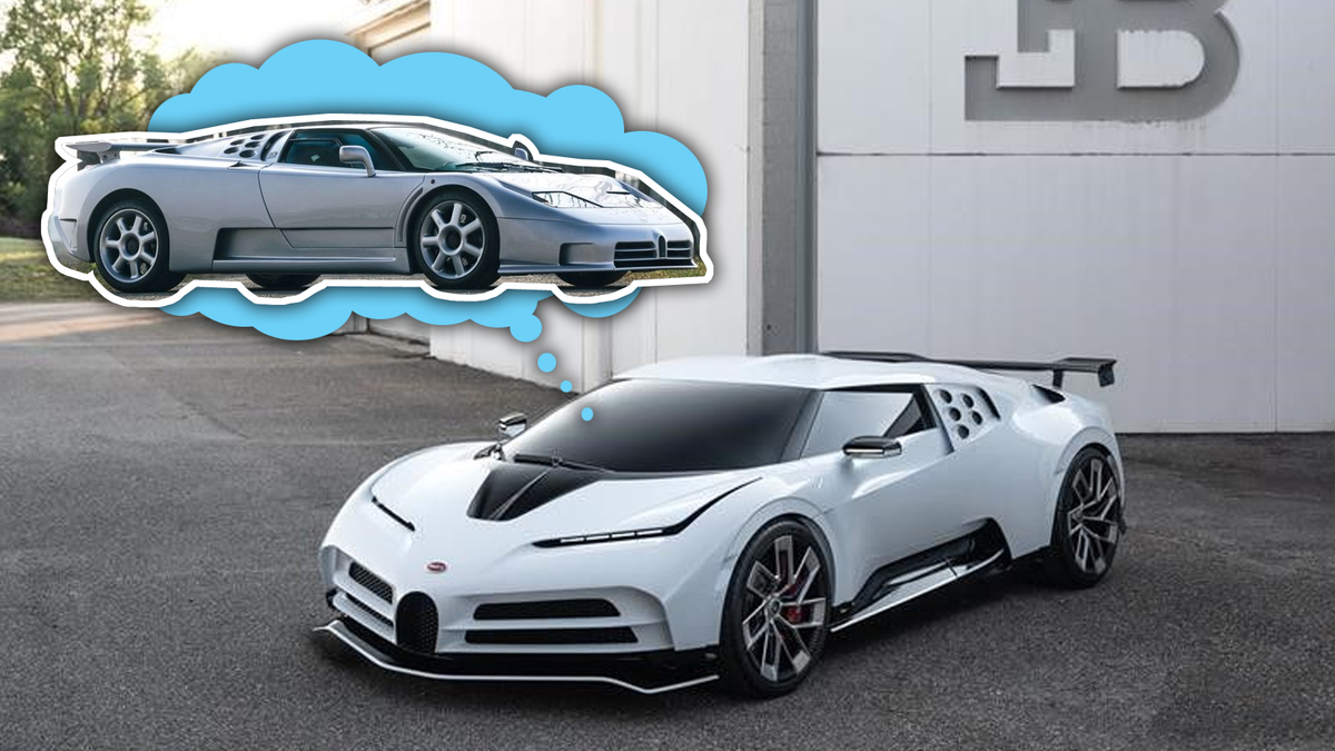 Bugatti Centodieci eb110 homage