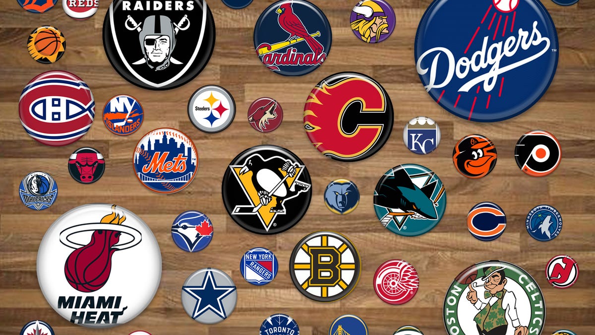 Official Logos of Major USA Sports Leagues. Logo of the Top 5