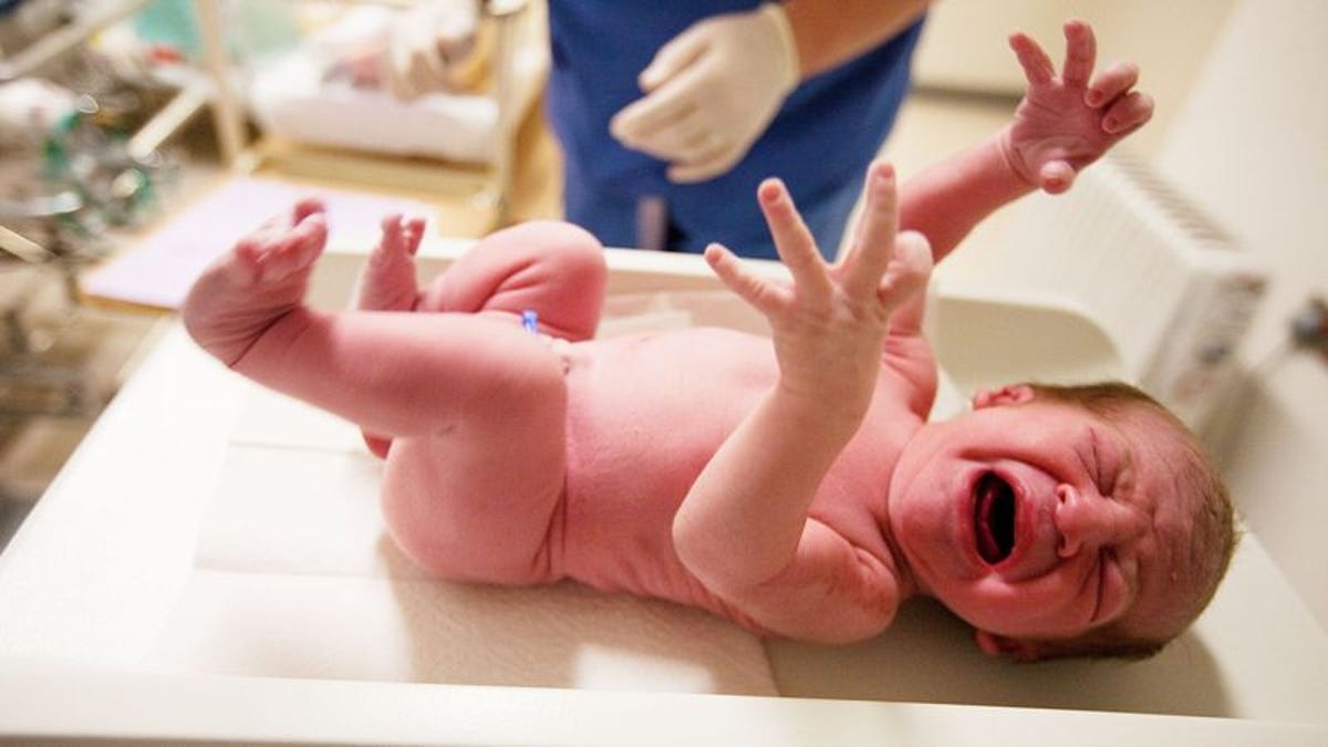 Panicked Newborn Didn’t Realize Breathing Would Be On Apgar Test