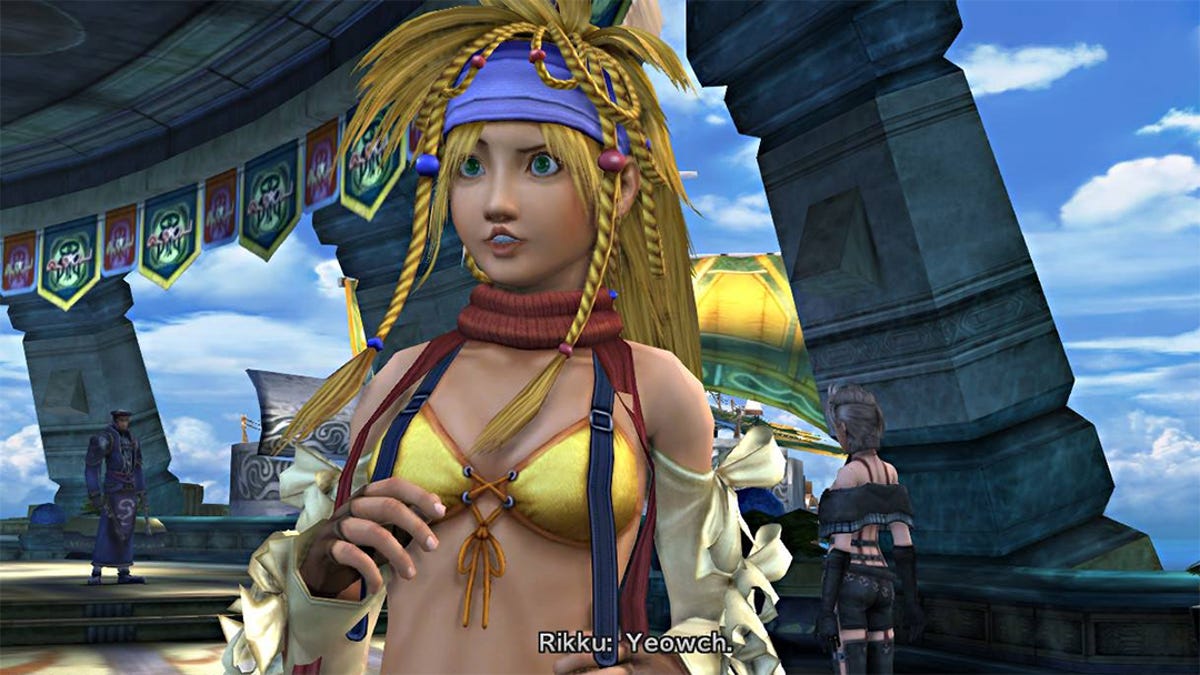 Rikku, a major character in Final Fantasy X