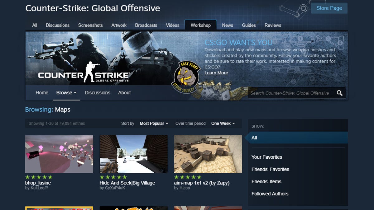 News - Steam Workshop is Now Available for Counter-Strike: Global Offensive