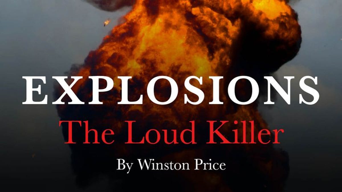loud explosions 5 letters