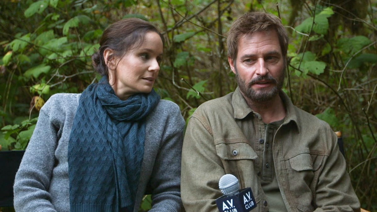 Josh Holloway and Sarah Wayne Callies try to figure out why fictional  dystopias are so big right now