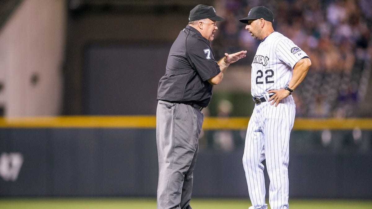 Umpire Brian O'Nora leaves Cubs-Rockies game mid-inning