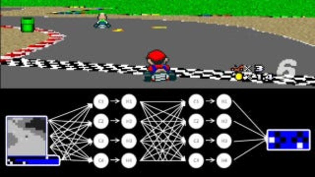 Bot Studies Mario Kart Videos, Learns To Play