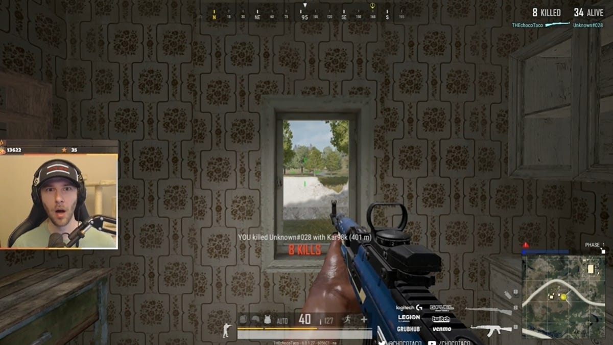 Streamer Tries To Test PUBG Bug Accidentally Lands Shot Of A Lifetime