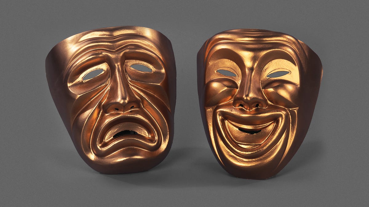 Tragedy Mask Clearly Jealous Of Comedy Mask