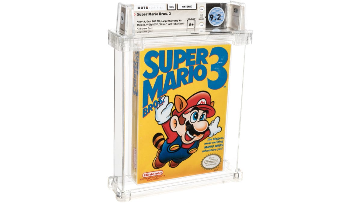 Super Mario Bros. 3' just sold for a record $156,000